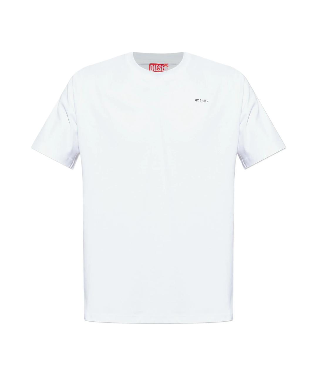 DIESEL Белая хлопковая футболка, фото 1