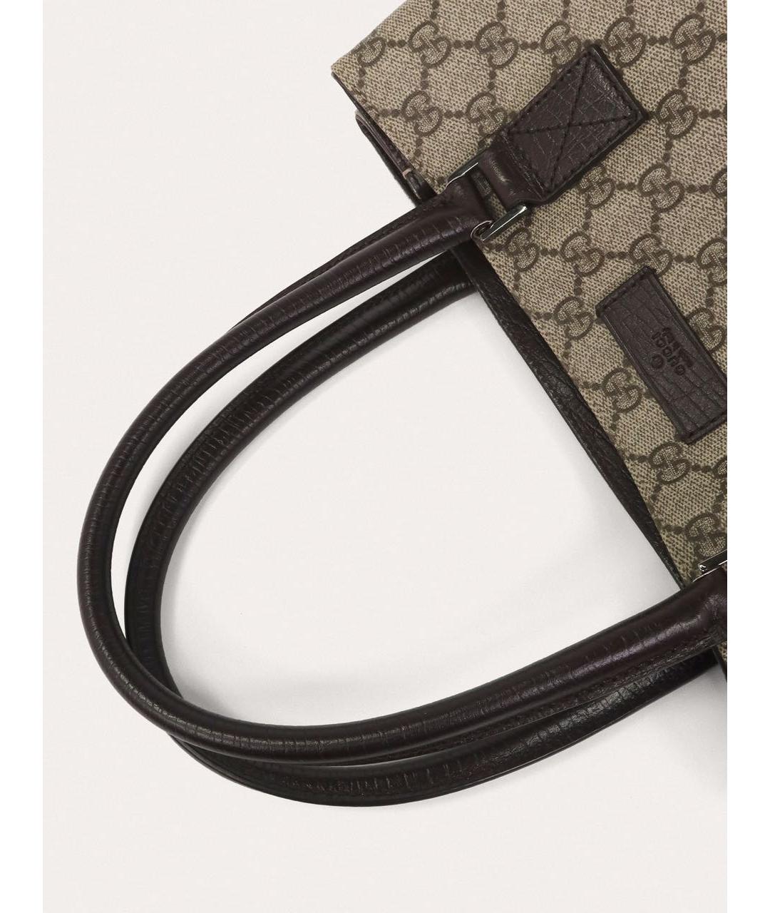 GUCCI Бежевая сумка тоут, фото 5