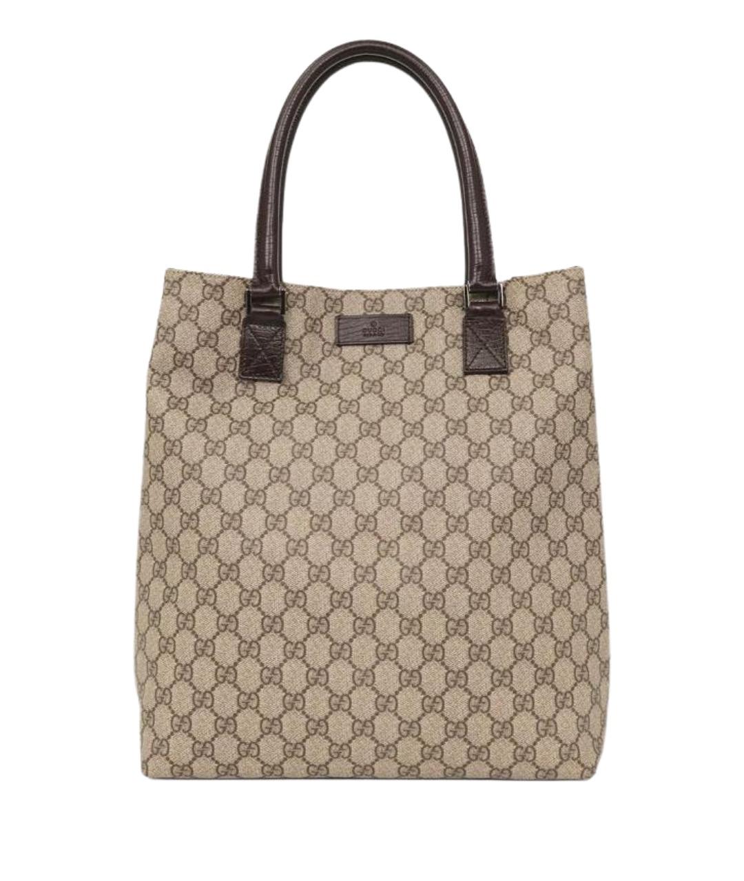 GUCCI Бежевая сумка тоут, фото 1