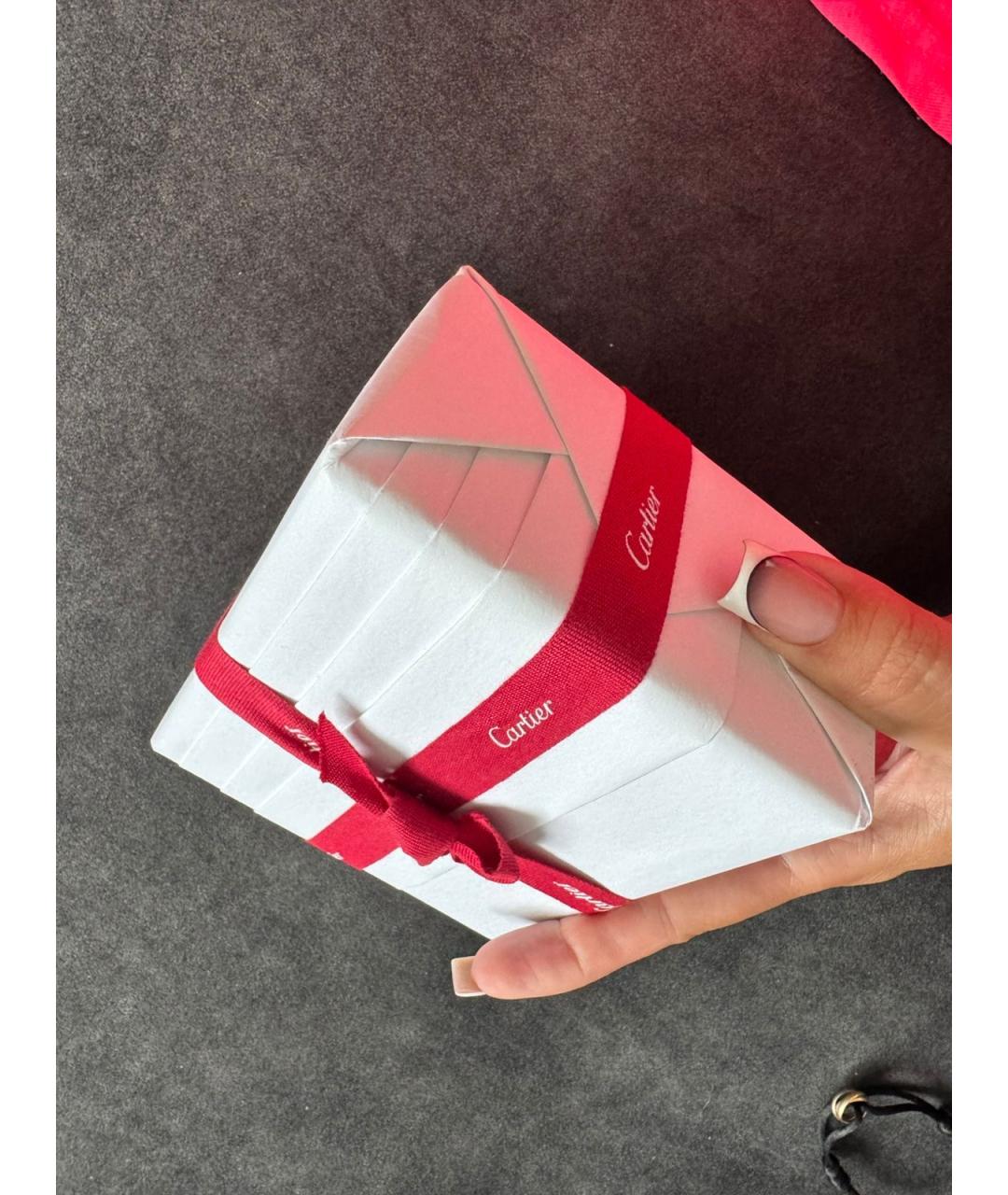 CARTIER Черный браслет из белого золота, фото 3