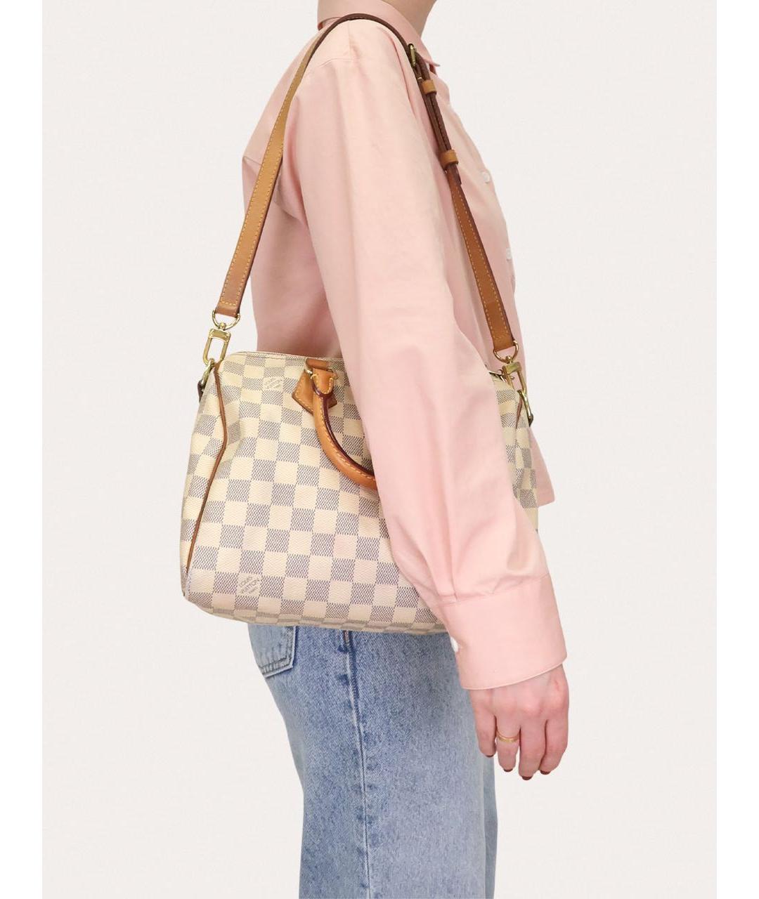 LOUIS VUITTON Бежевая сумка с короткими ручками, фото 8