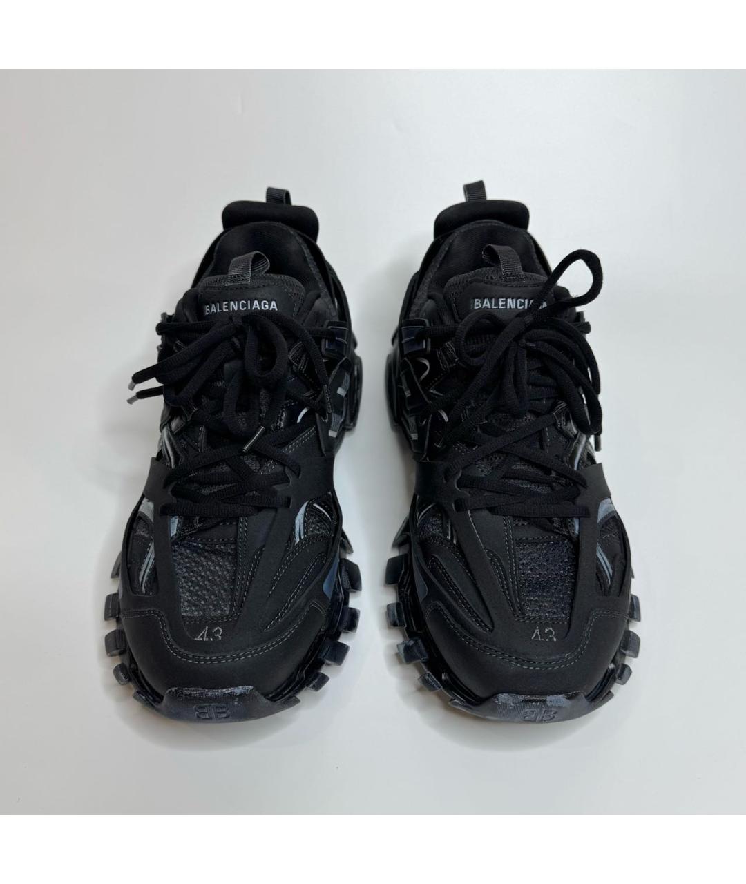 BALENCIAGA Черные текстильные кроссовки, фото 3