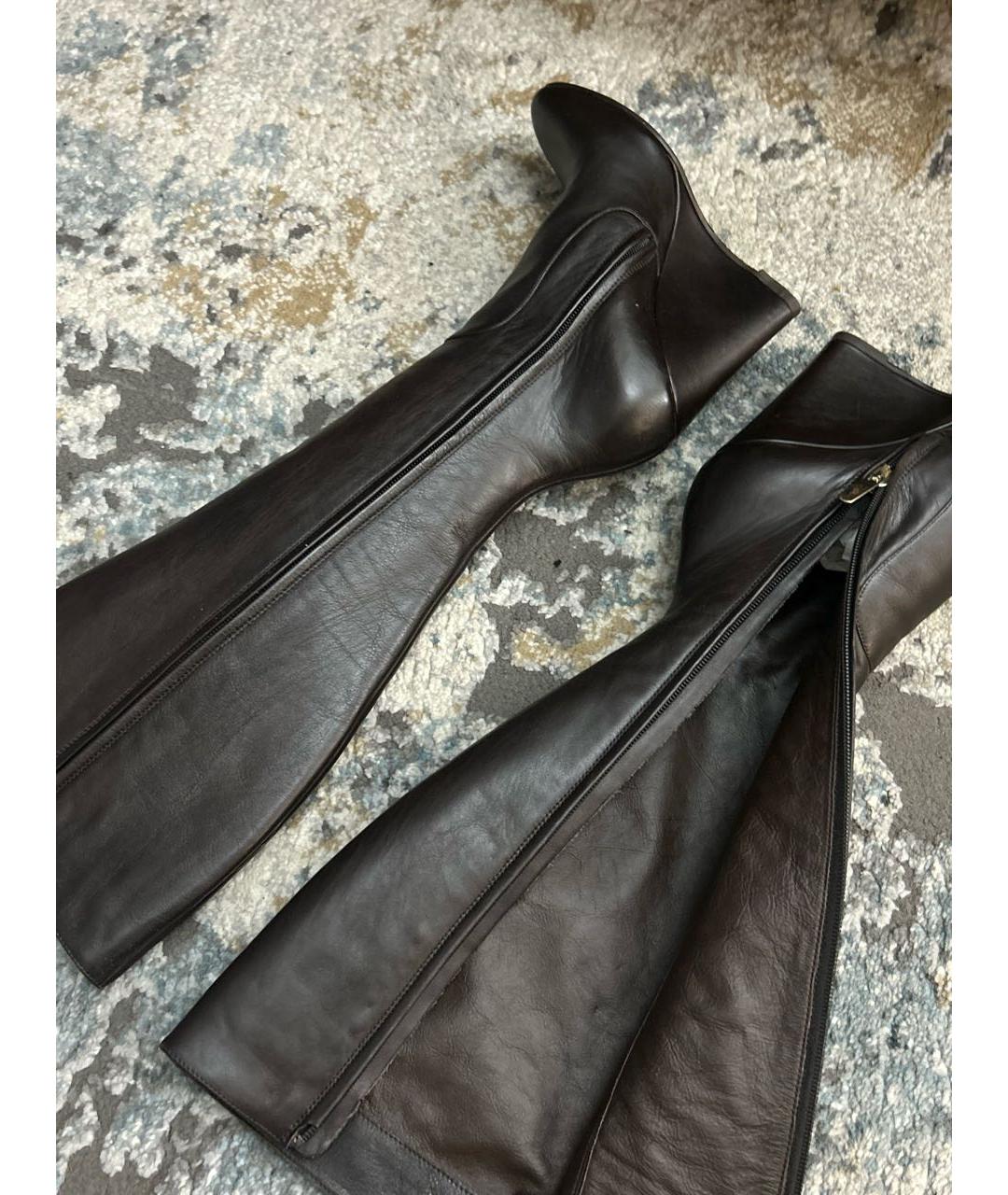 MAX MARA Коричневые сапоги, фото 4