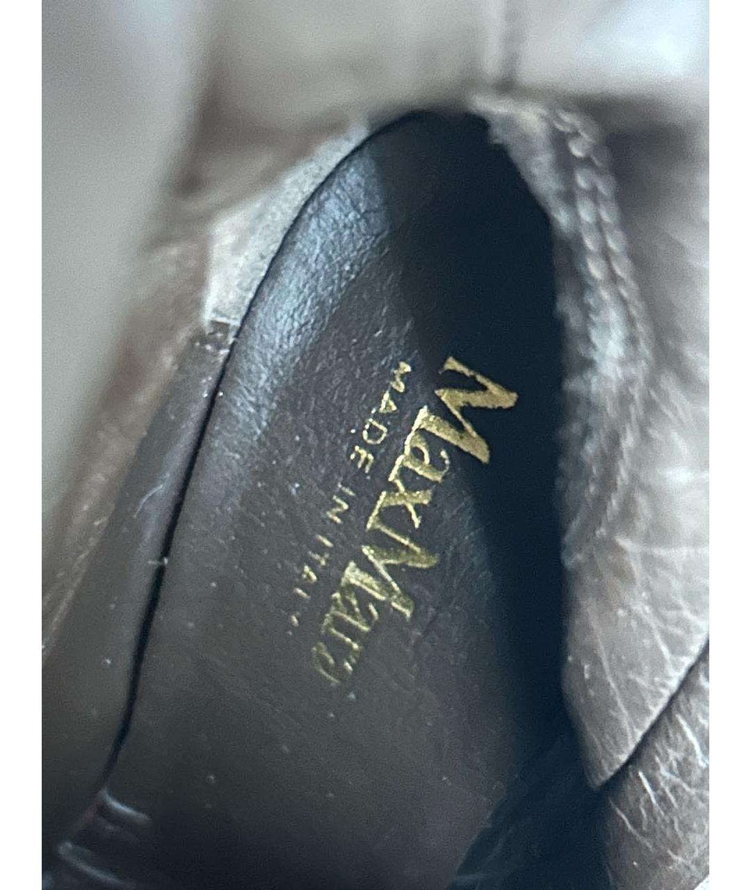 MAX MARA Коричневые сапоги, фото 5