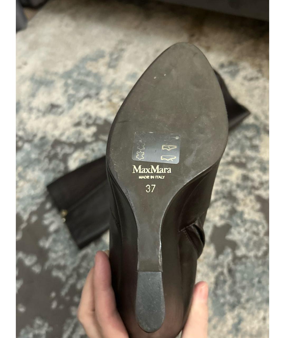 MAX MARA Коричневые сапоги, фото 6