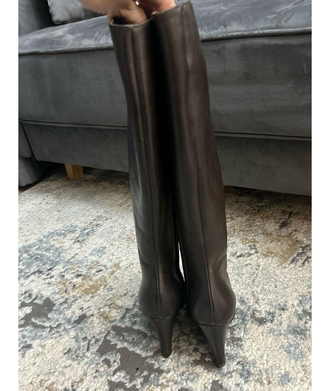 MAX MARA Коричневые сапоги, фото 3