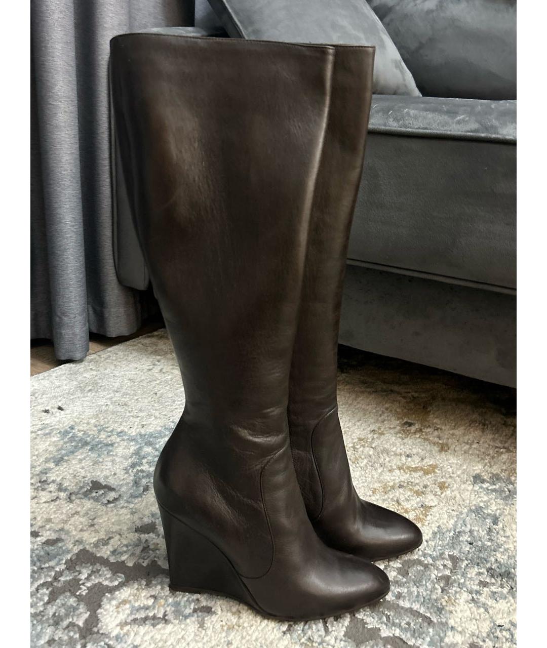 MAX MARA Коричневые сапоги, фото 9