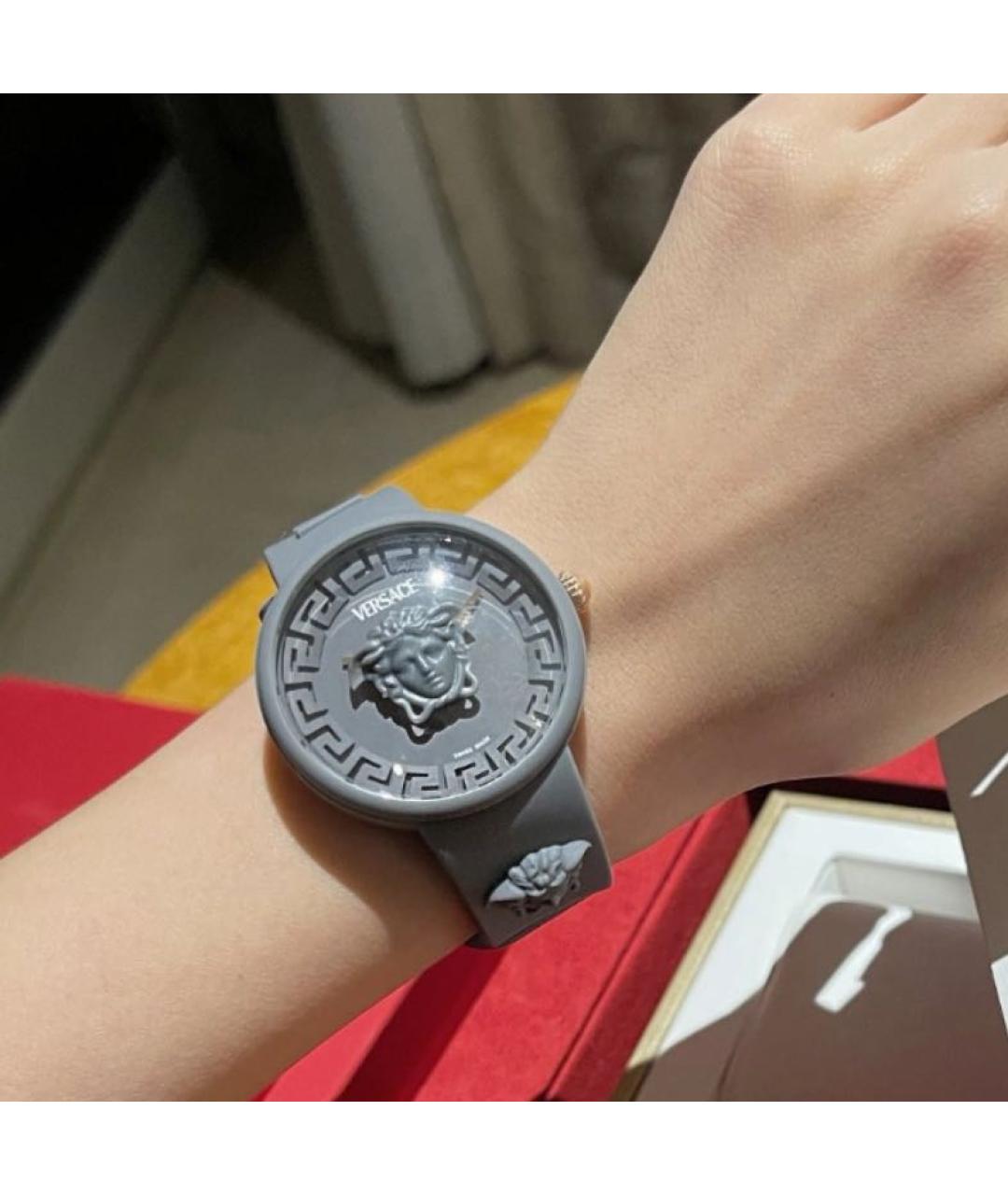 VERSACE Серые часы, фото 7