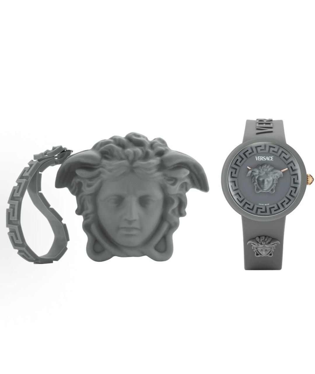 VERSACE Серые часы, фото 2