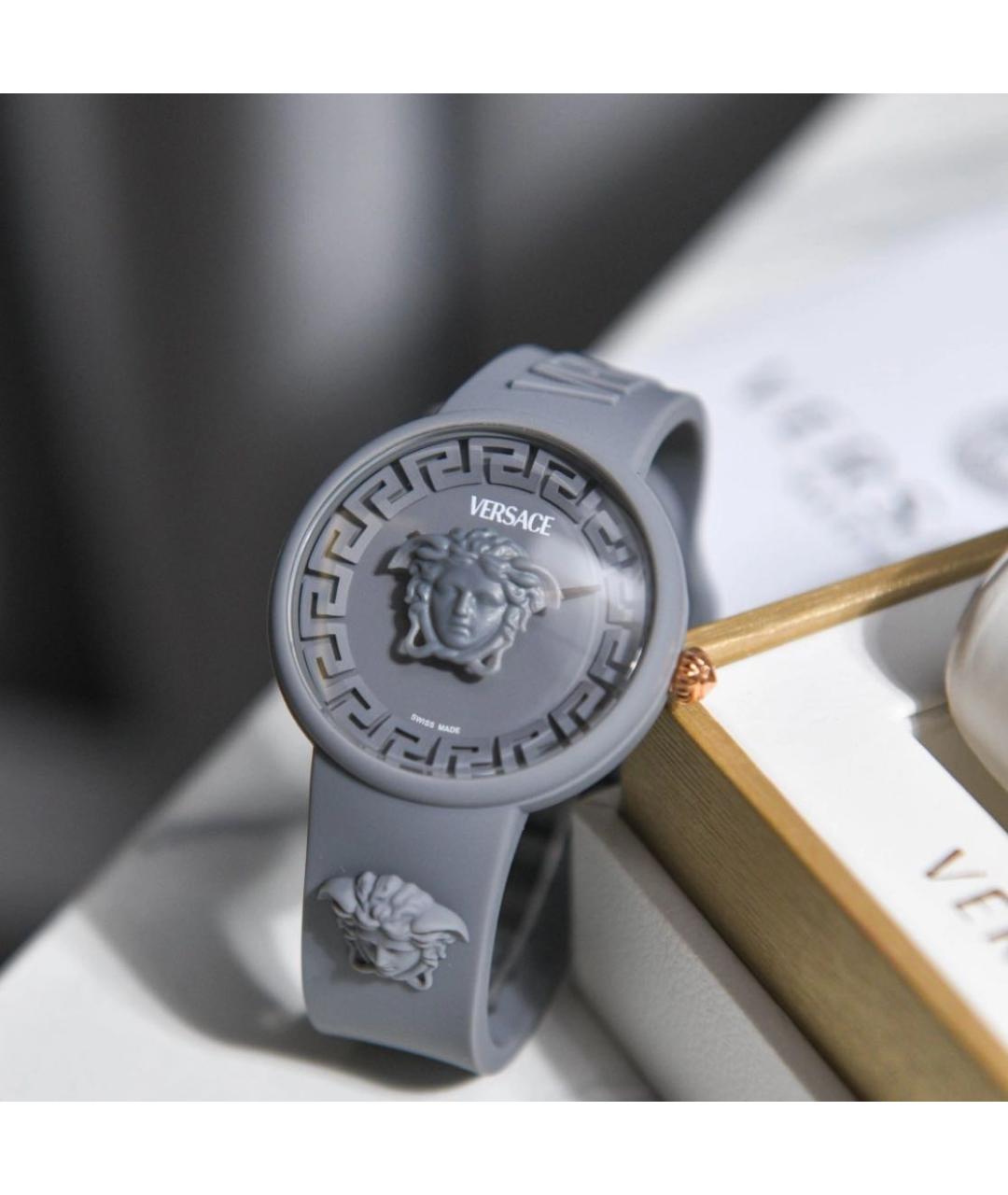 VERSACE Серые часы, фото 5