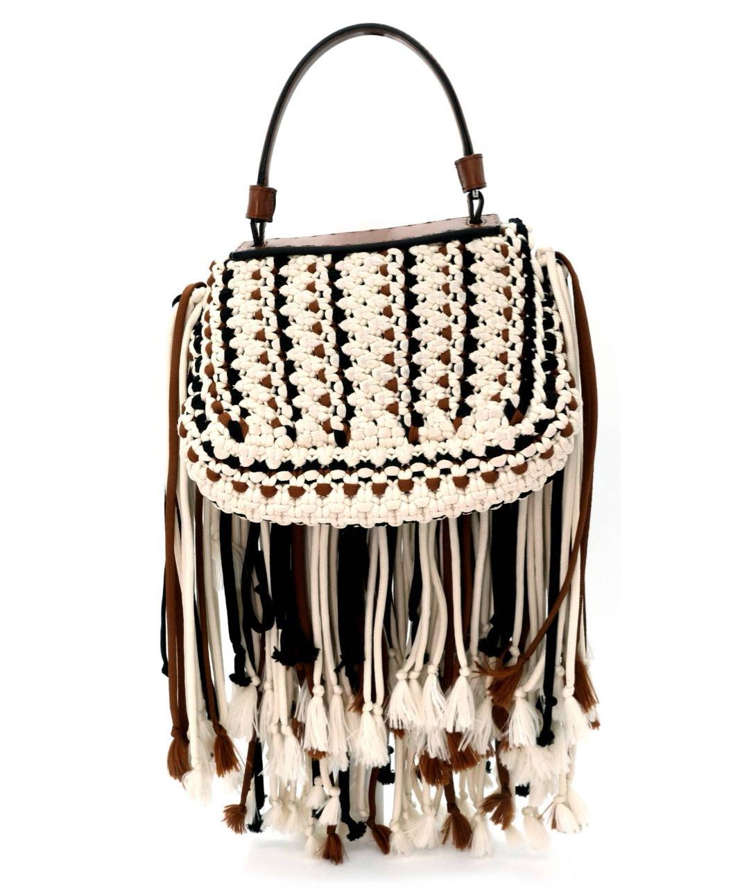 EMILIO PUCCI Коричневая тканевая сумка с короткими ручками, фото 5