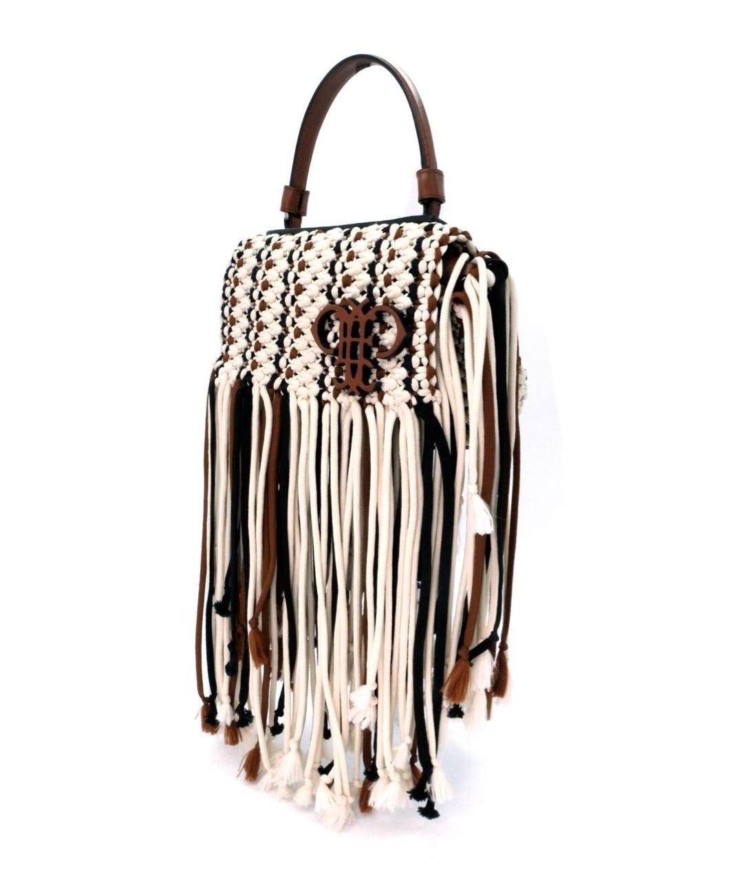 EMILIO PUCCI Коричневая тканевая сумка с короткими ручками, фото 3