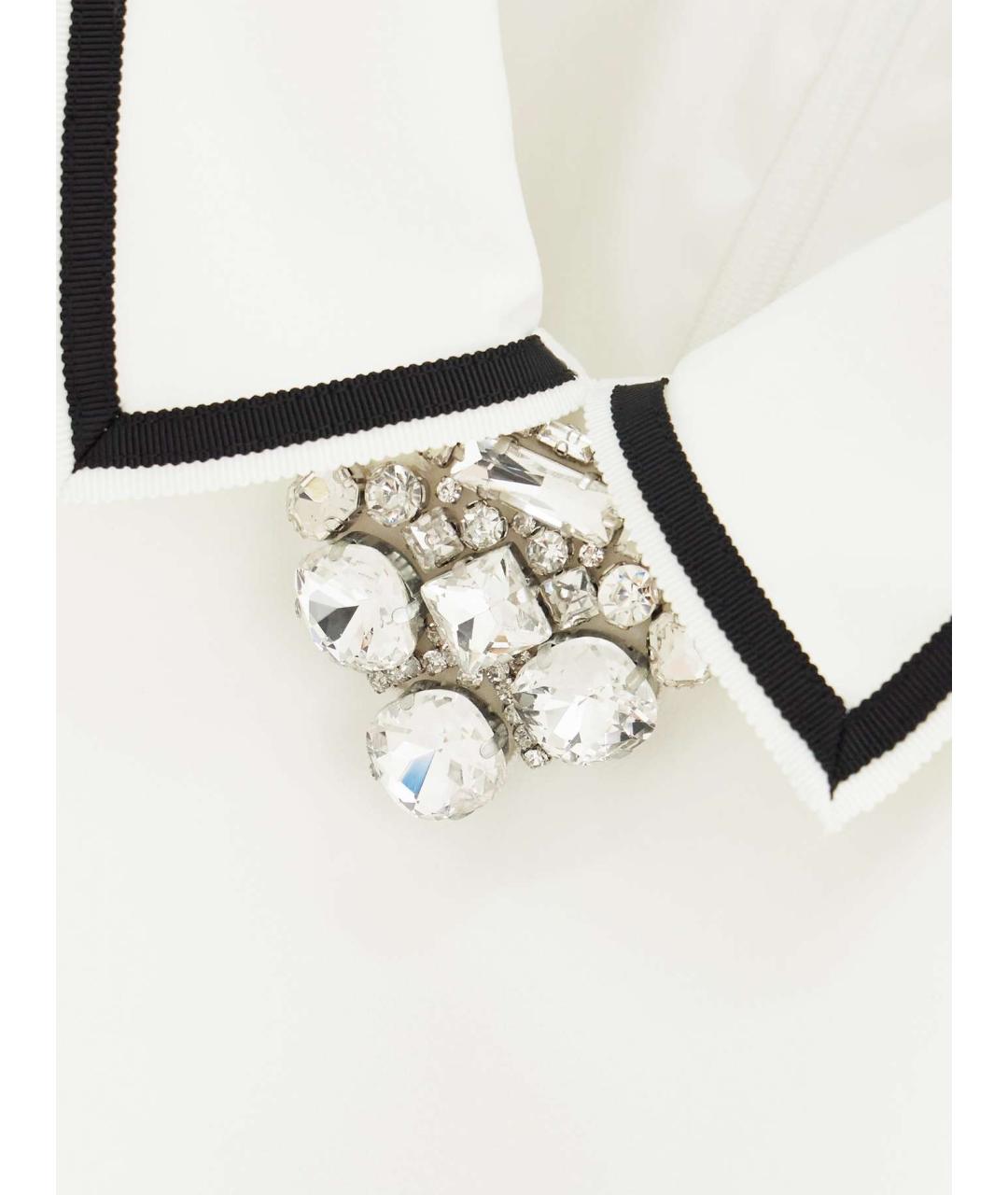 JENNY PACKHAM Белое полиэстеровое коктейльное платье, фото 6