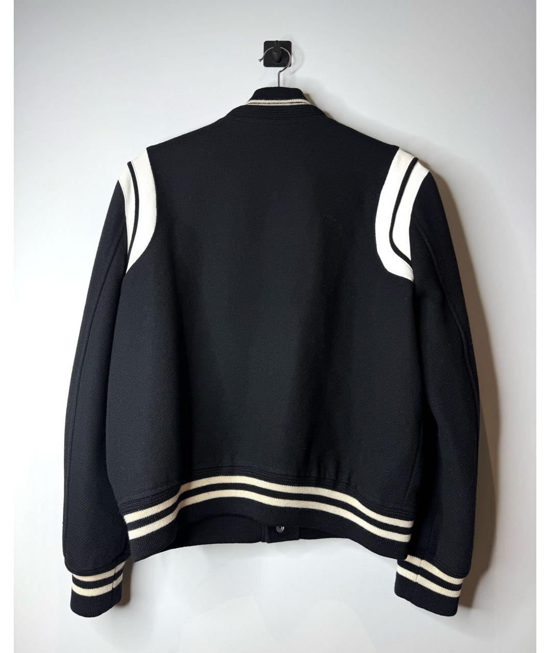 SAINT LAURENT Черная шерстяная куртка, фото 3