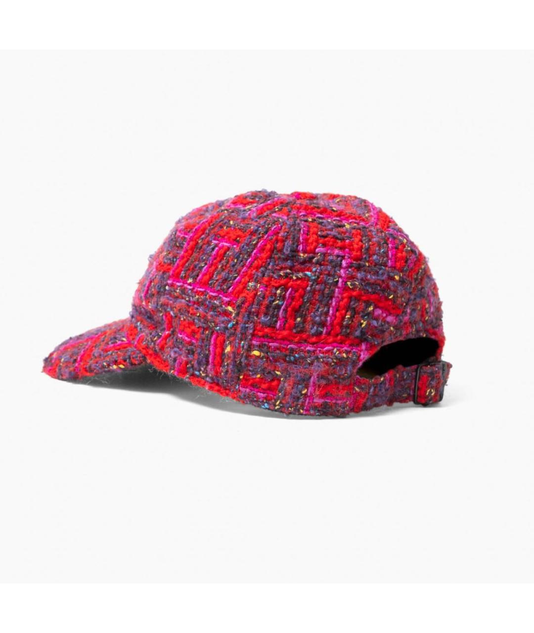 SAINT LAURENT Красная шерстяная кепка, фото 2