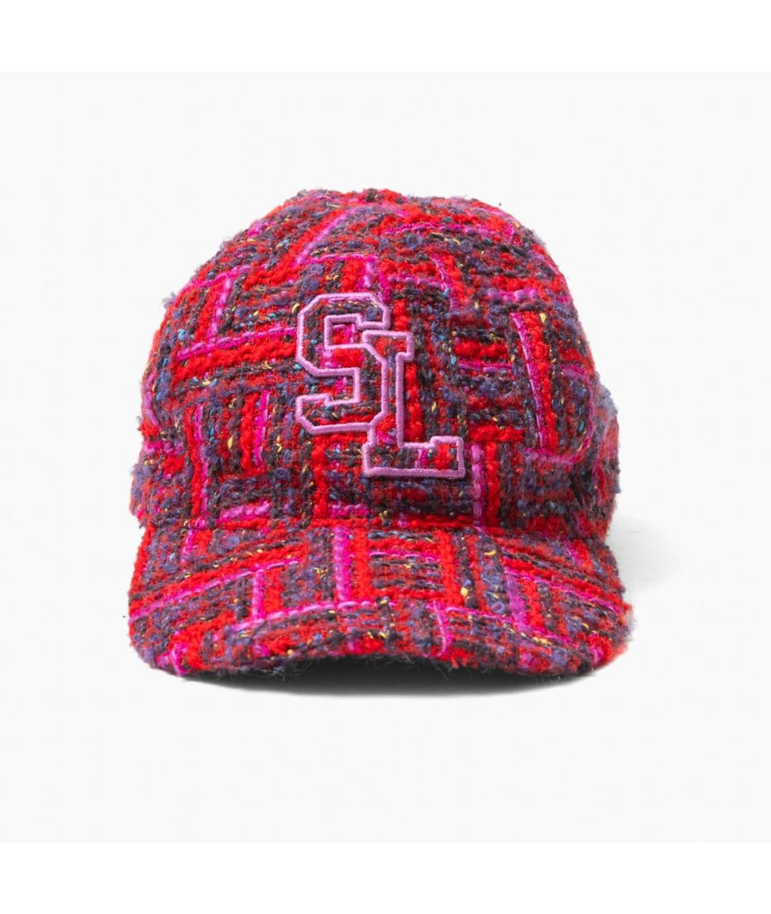 SAINT LAURENT Красная шерстяная кепка, фото 5