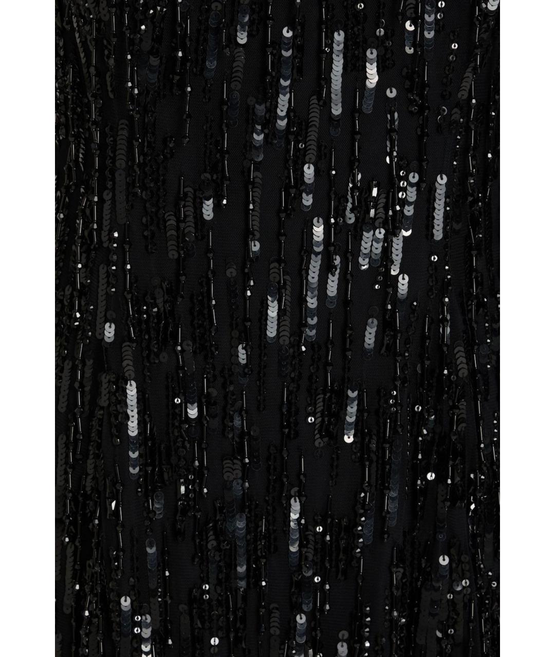 JENNY PACKHAM Черное полиэстеровое коктейльное платье, фото 4