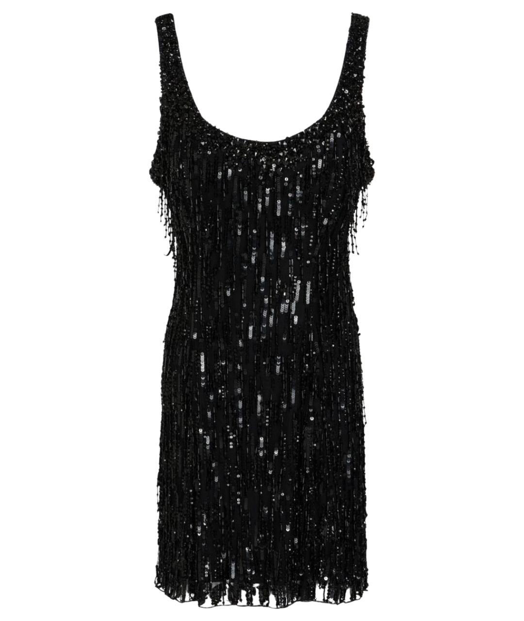 JENNY PACKHAM Черное полиэстеровое коктейльное платье, фото 1