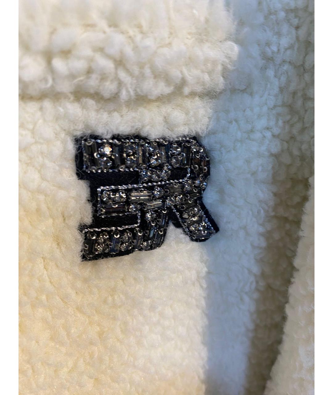 ERMANNO FIRENZE Белое полиэстеровое пальто, фото 3