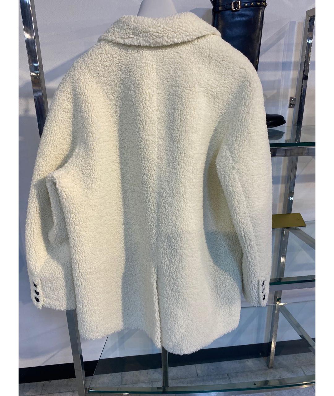 ERMANNO FIRENZE Белое полиэстеровое пальто, фото 2