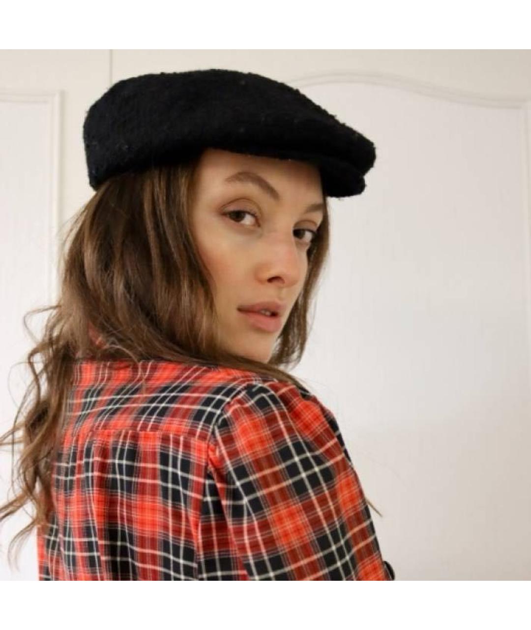 DOLCE&GABBANA Черная шерстяная кепка, фото 4