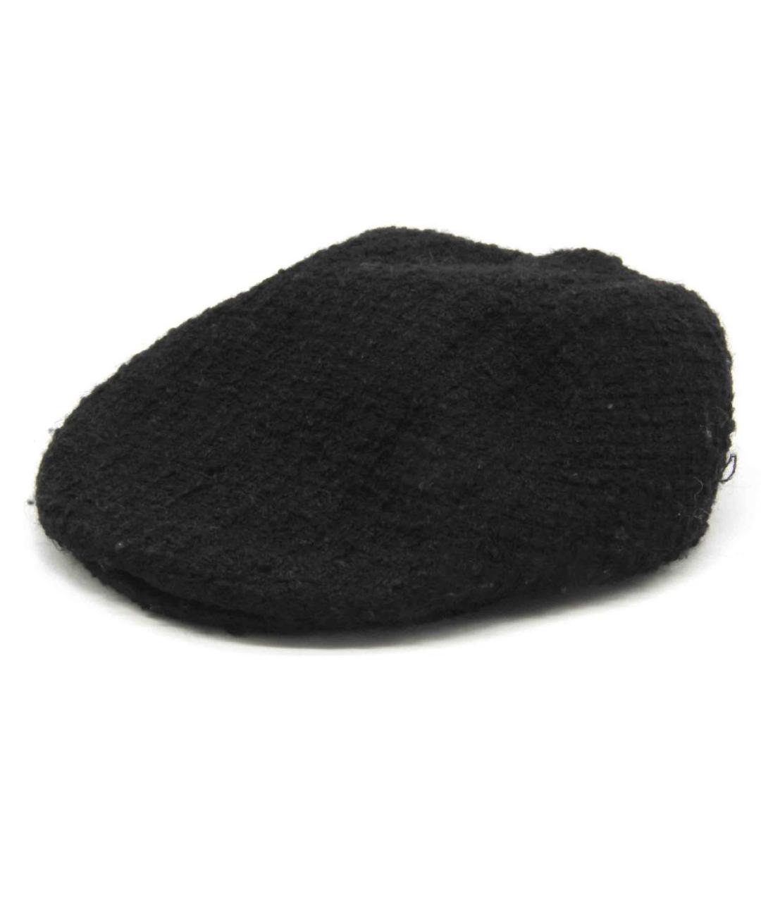 DOLCE&GABBANA Черная шерстяная кепка, фото 1