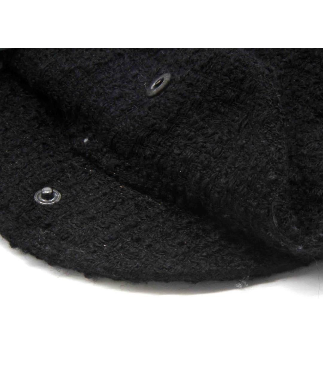 DOLCE&GABBANA Черная шерстяная кепка, фото 3