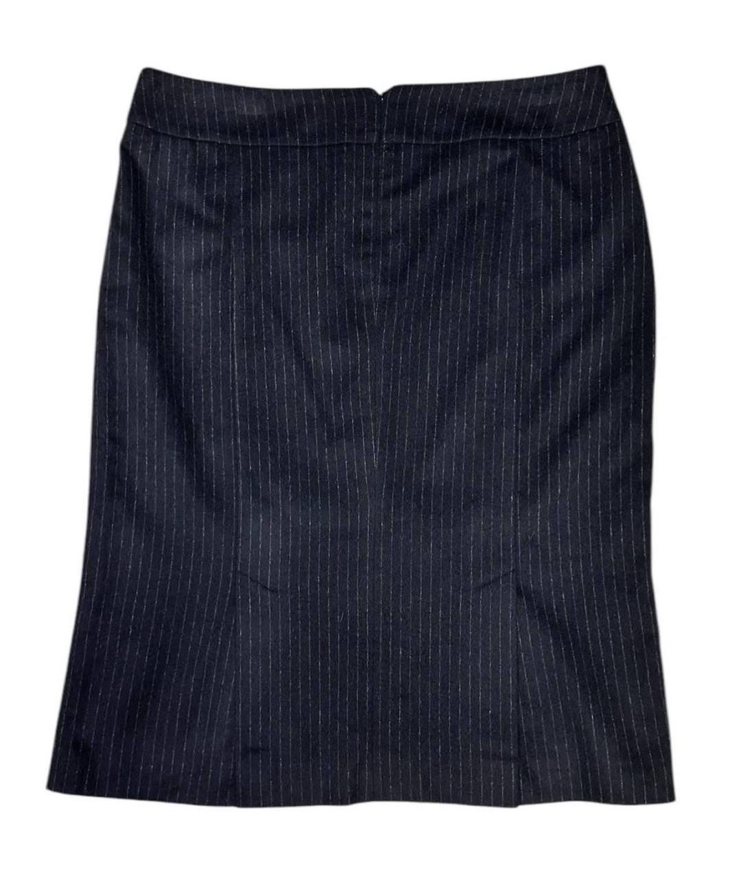 MAX&CO Антрацитовая шерстяная юбка миди, фото 2