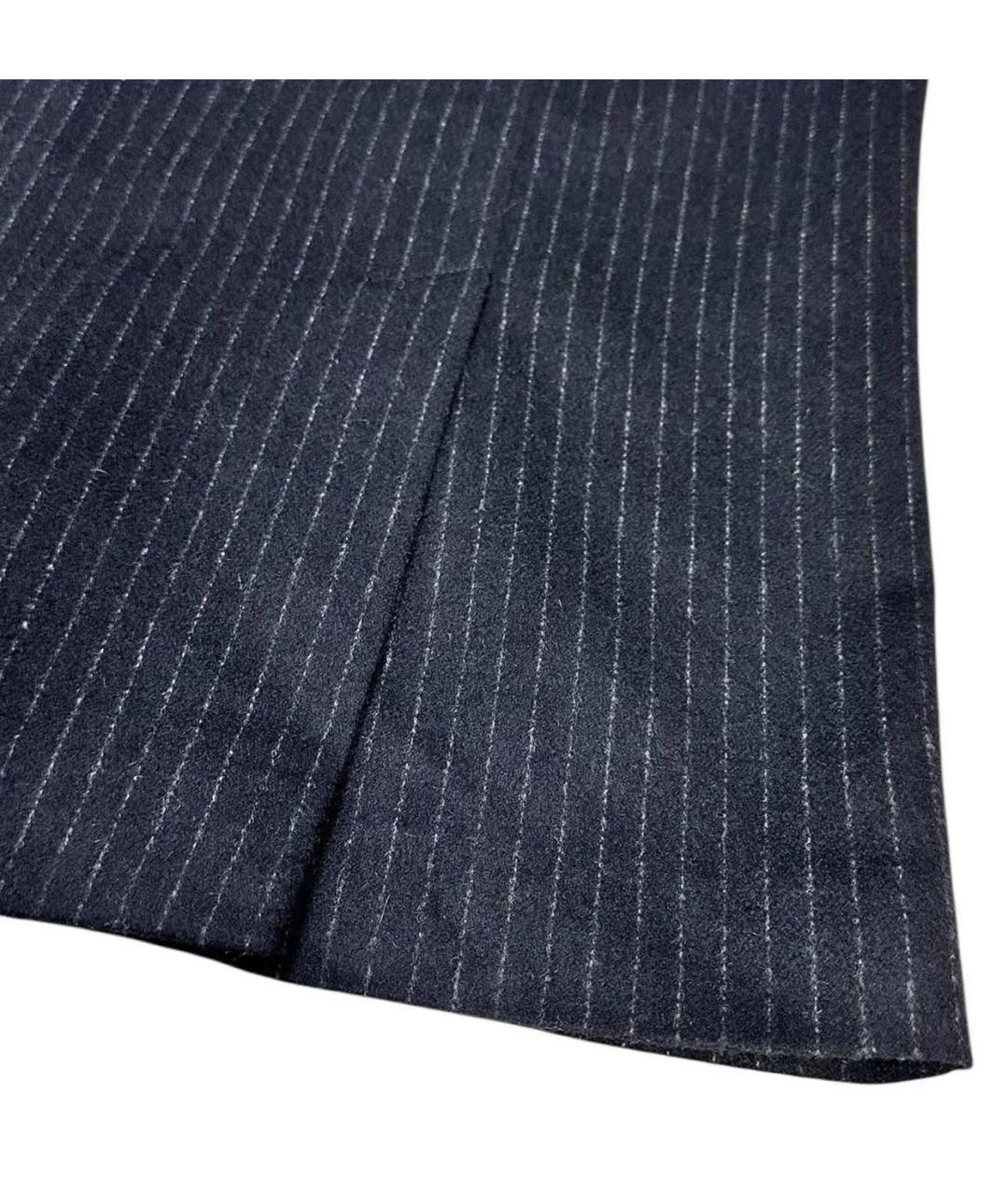 MAX&CO Антрацитовая шерстяная юбка миди, фото 5