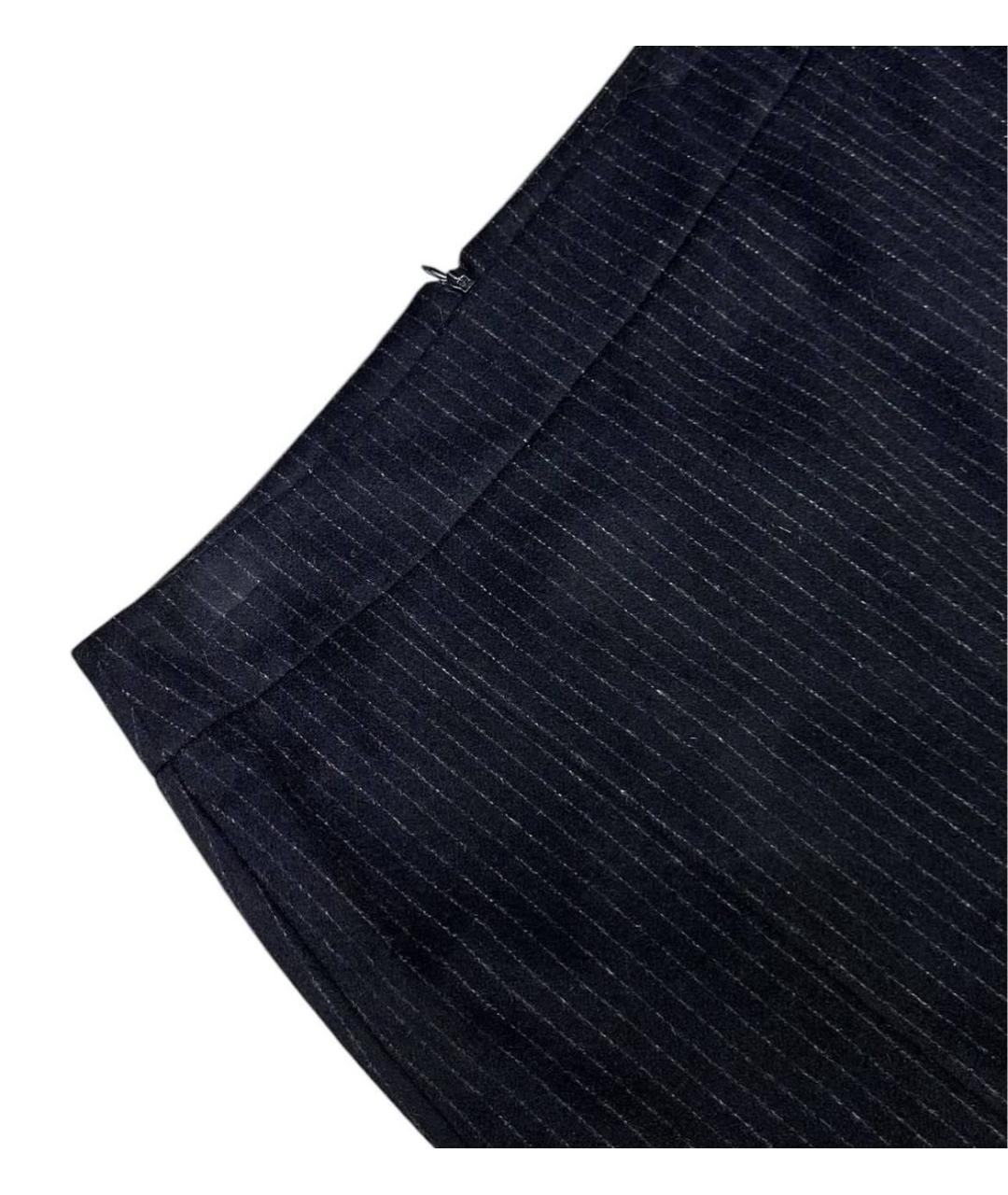 MAX&CO Антрацитовая шерстяная юбка миди, фото 8