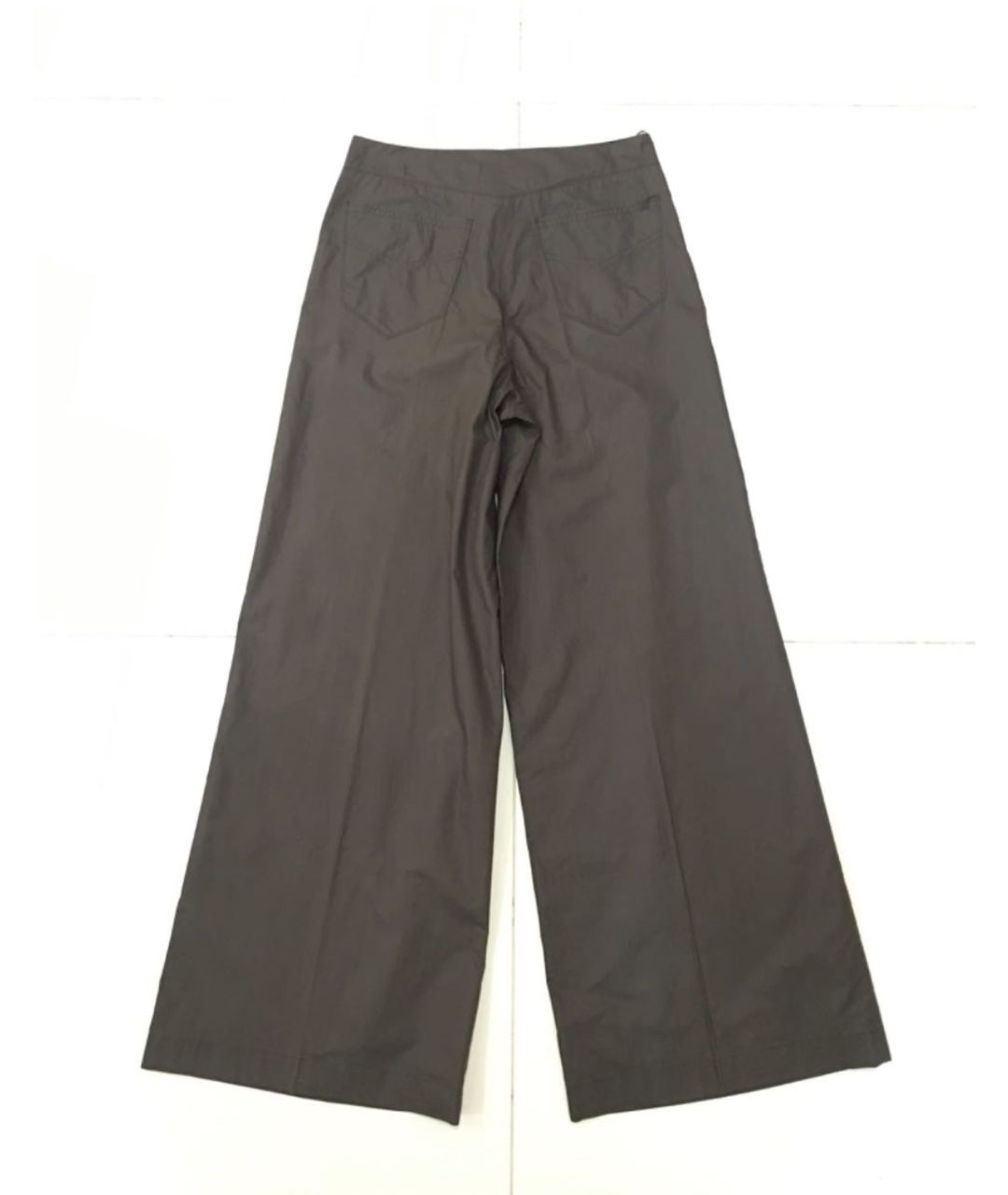 HUGO BOSS Коричневые хлопко-эластановые прямые брюки, фото 4