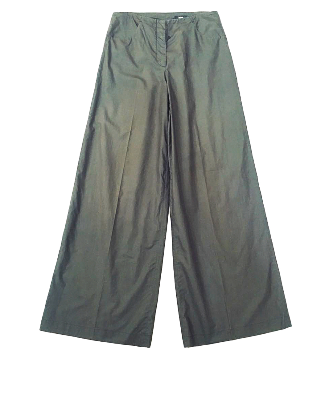 HUGO BOSS Коричневые хлопко-эластановые прямые брюки, фото 1