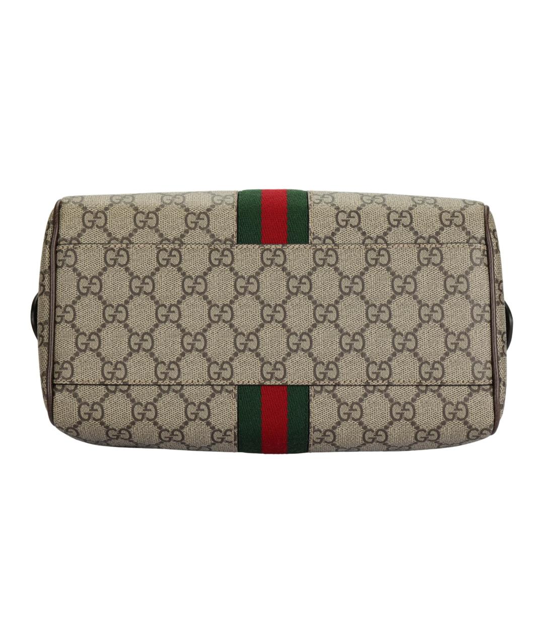 GUCCI Коричневая сумка с короткими ручками, фото 4