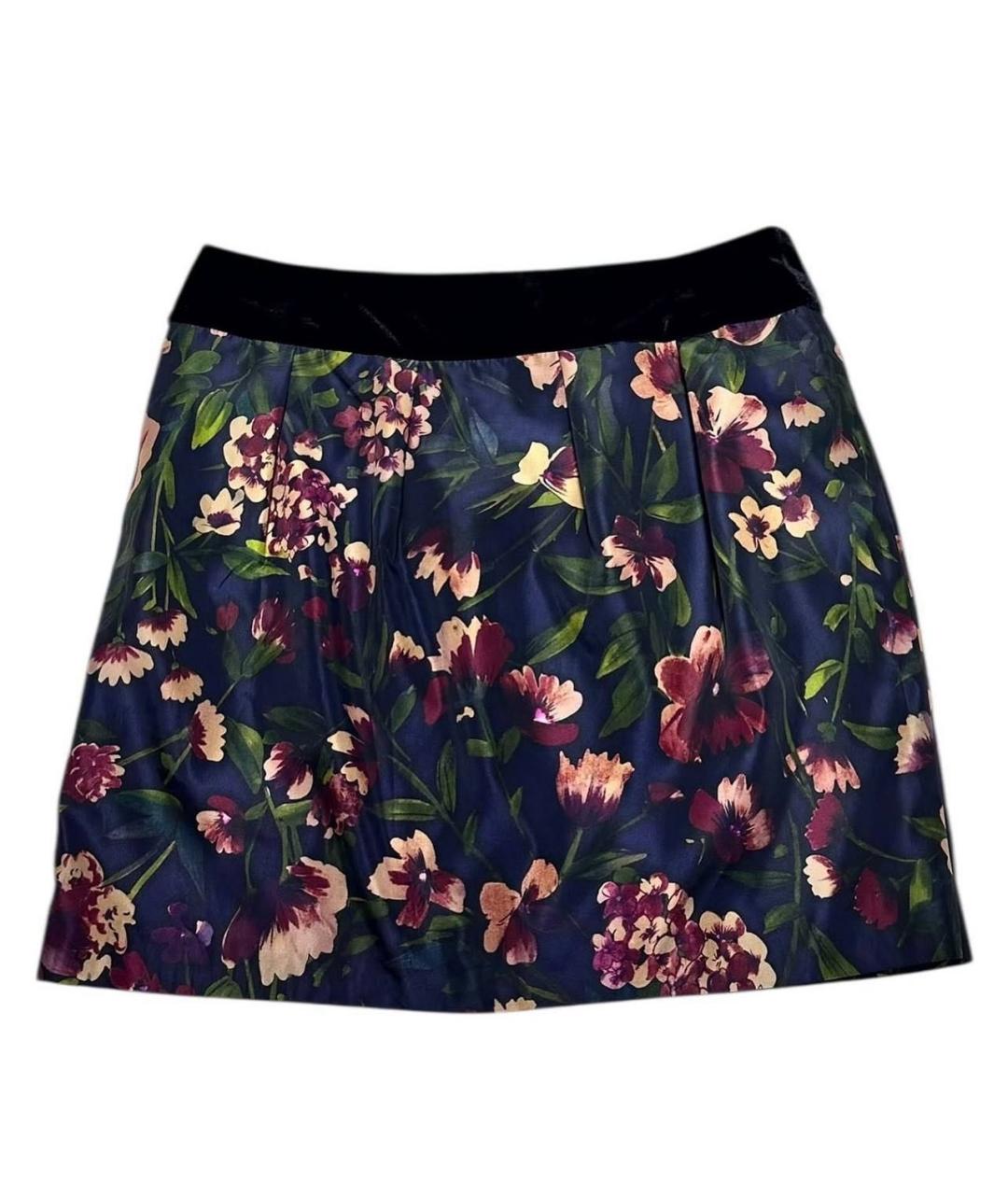 MAX&CO Мульти вискозная юбка мини, фото 1