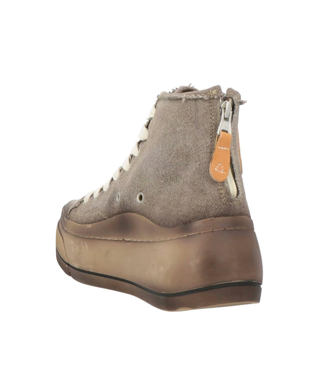 R13 Серые текстильные кеды, фото 4