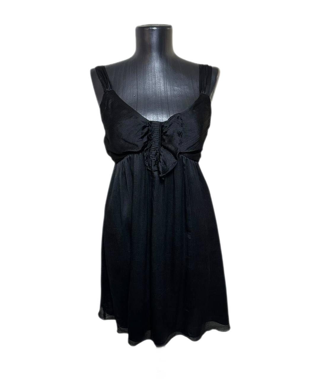 MAX&CO Черное шелковое коктейльное платье, фото 9