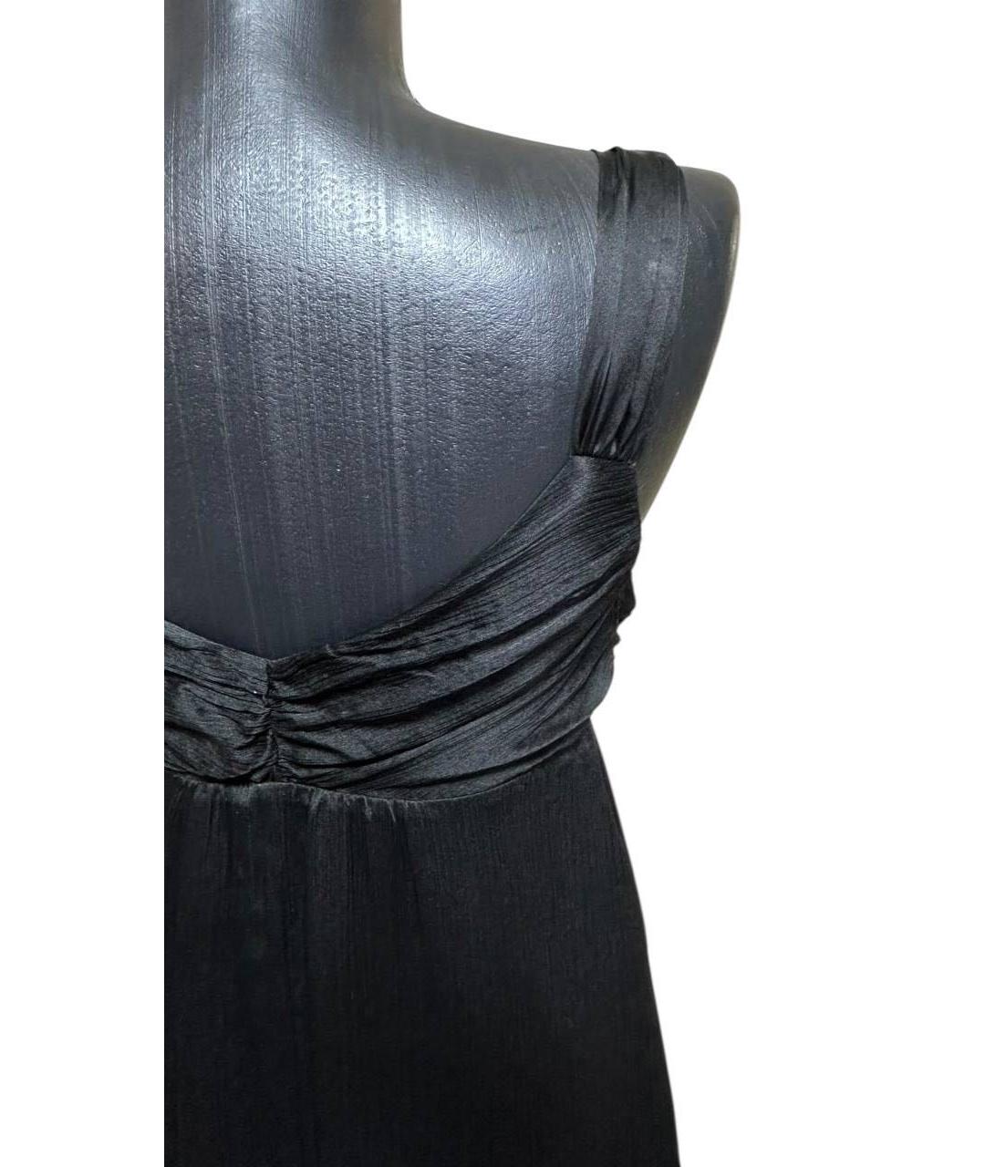 MAX&CO Черное шелковое коктейльное платье, фото 8