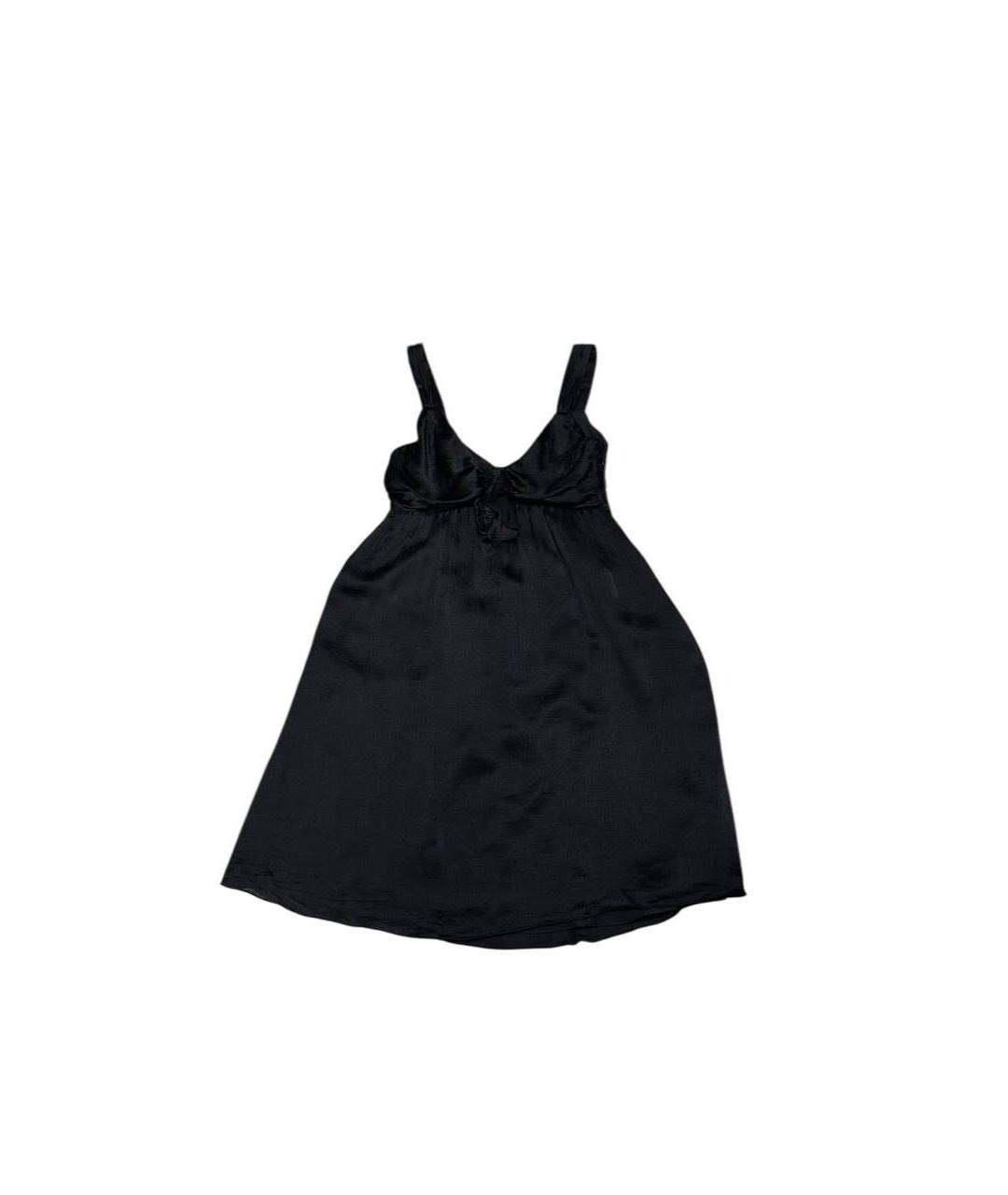 MAX&CO Черное шелковое коктейльное платье, фото 7