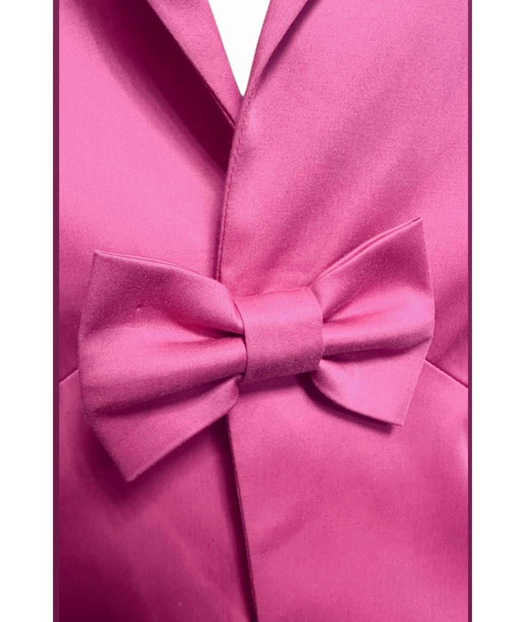 MAX&CO Розовый хлопковый жакет/пиджак, фото 4