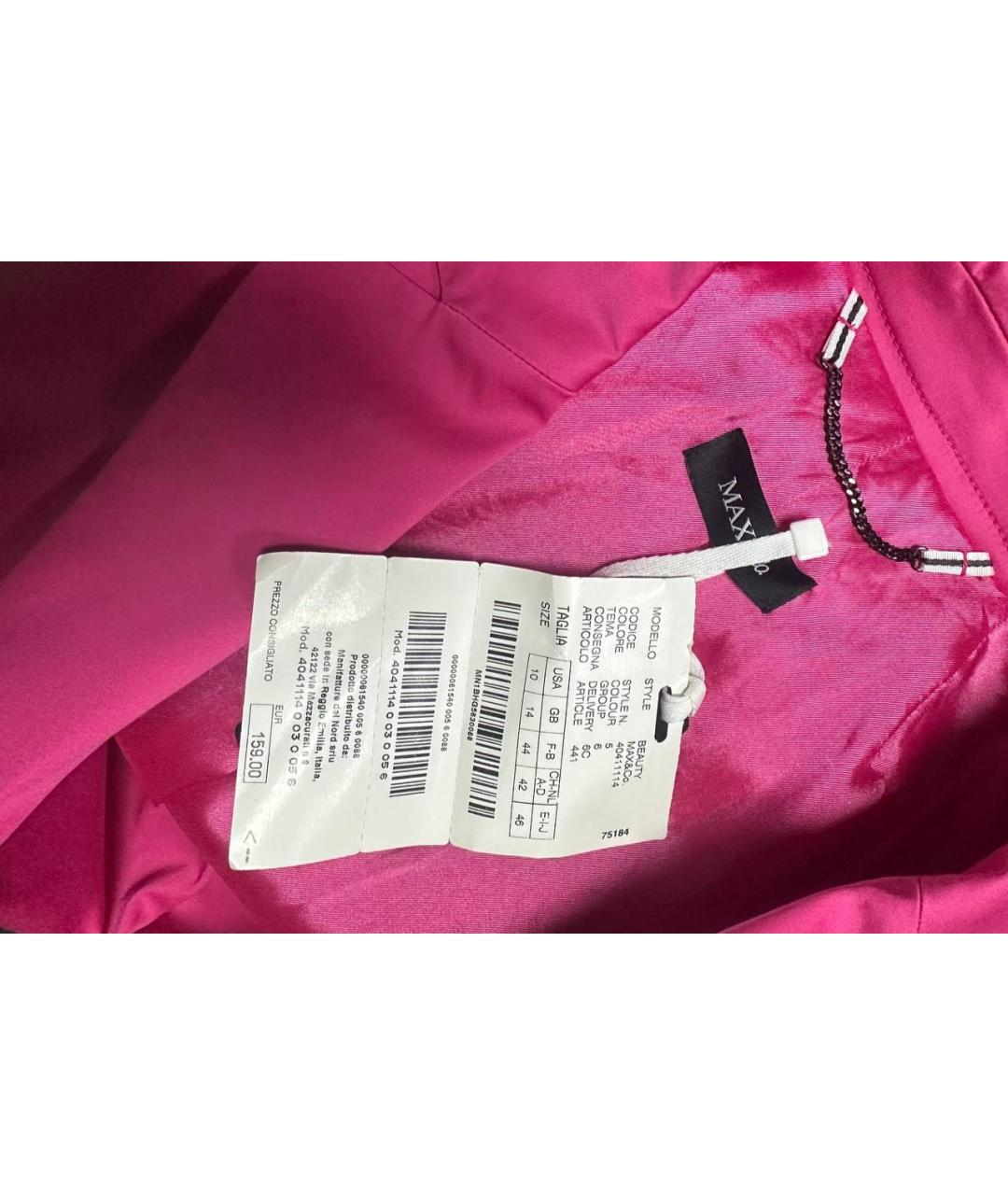 MAX&CO Розовый хлопковый жакет/пиджак, фото 8
