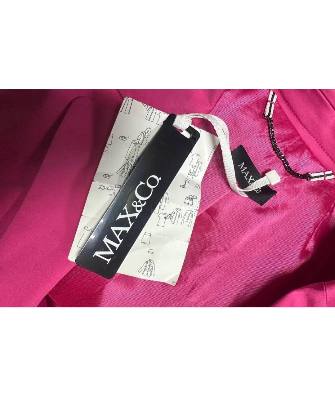 MAX&CO Розовый хлопковый жакет/пиджак, фото 3