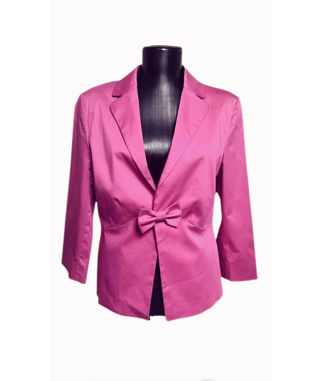 MAX&CO Розовый хлопковый жакет/пиджак, фото 9