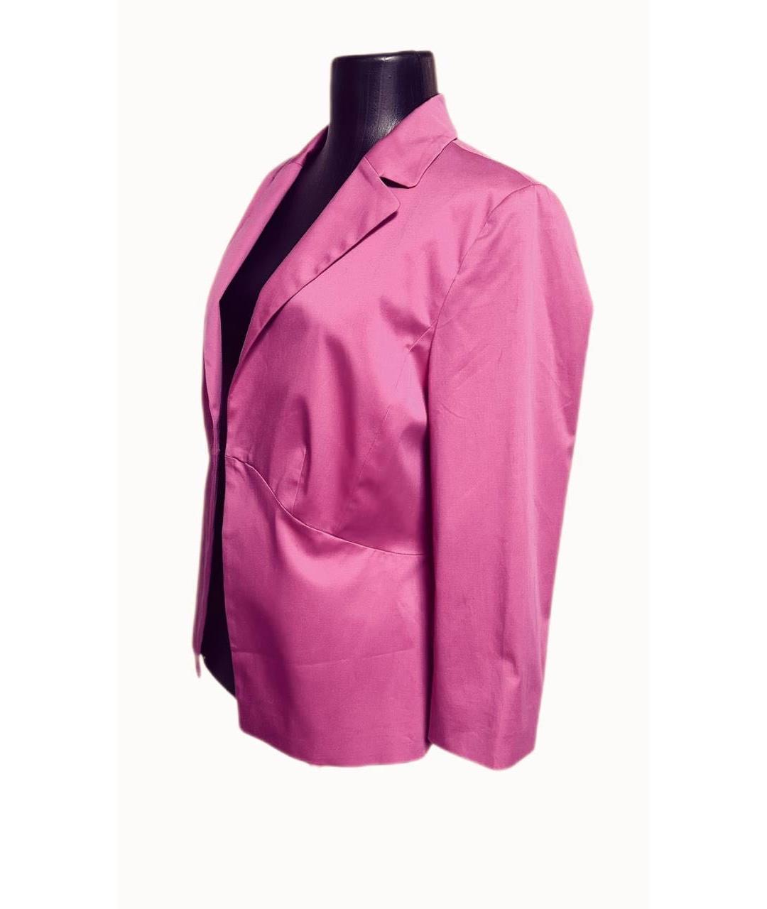 MAX&CO Розовый хлопковый жакет/пиджак, фото 5