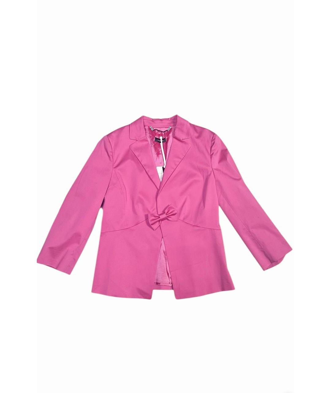 MAX&CO Розовый хлопковый жакет/пиджак, фото 7