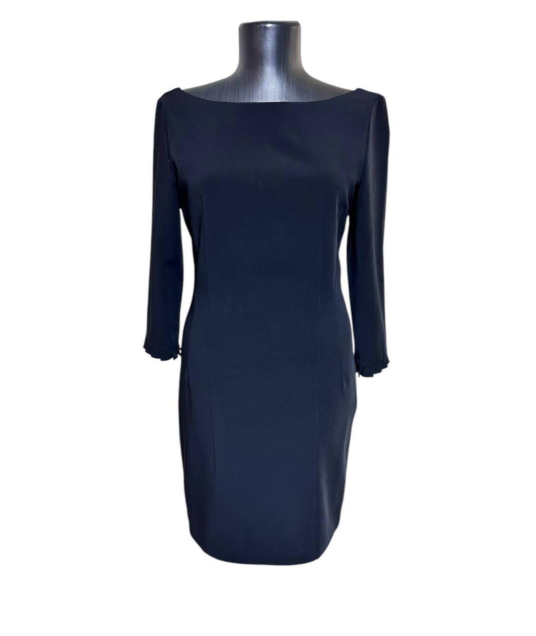 MAX&CO Черное полиэстеровое повседневное платье, фото 8