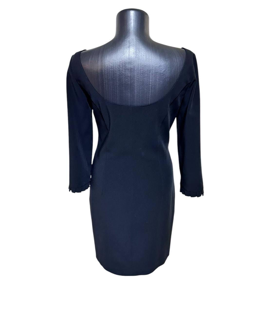 MAX&CO Черное полиэстеровое повседневное платье, фото 2