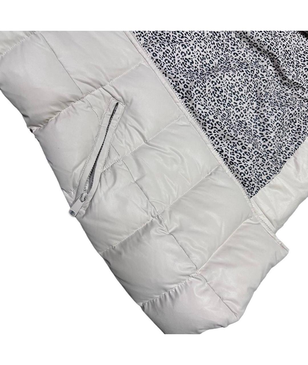 MAX&CO Бежевый полиэстеровый пуховик, фото 7