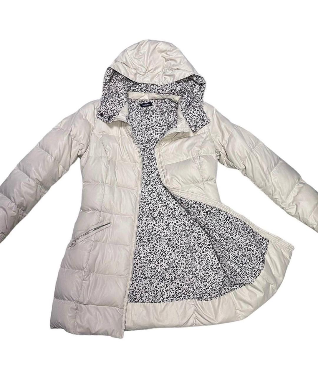 MAX&CO Бежевый полиэстеровый пуховик, фото 2