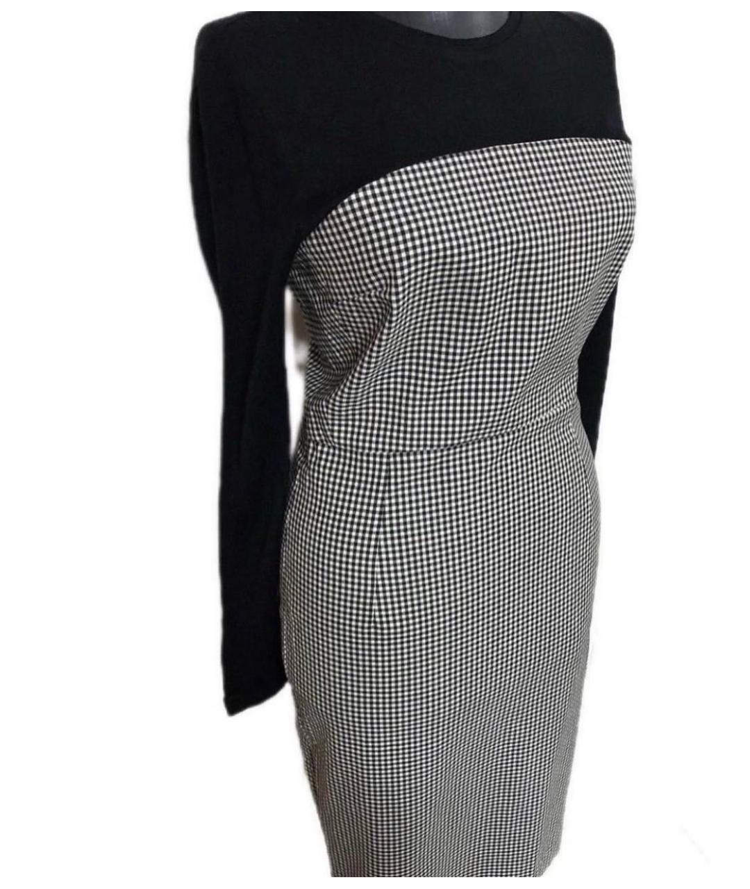 MAX MARA Мульти шерстяное повседневное платье, фото 5