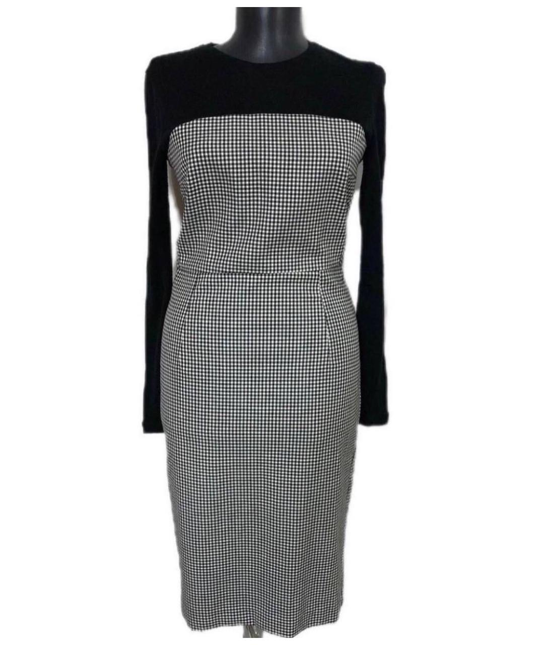 MAX MARA Мульти шерстяное повседневное платье, фото 7